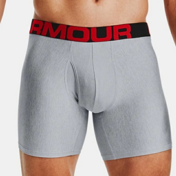 Under Armour 2-Pack Boxerjock Boxer Briefs Blk/Gry - NWT - Picture 2 of 7